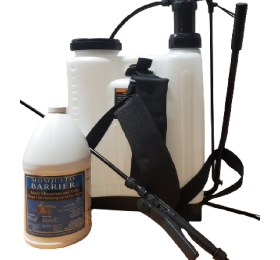 Mosquito Barrier 3.79L Jug + Economy Backpack Sprayer