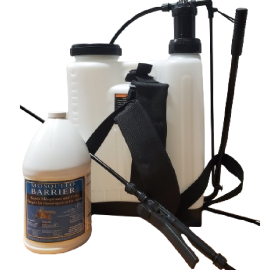 Mosquito Barrier 3.79L Jug + Economy Backpack Sprayer